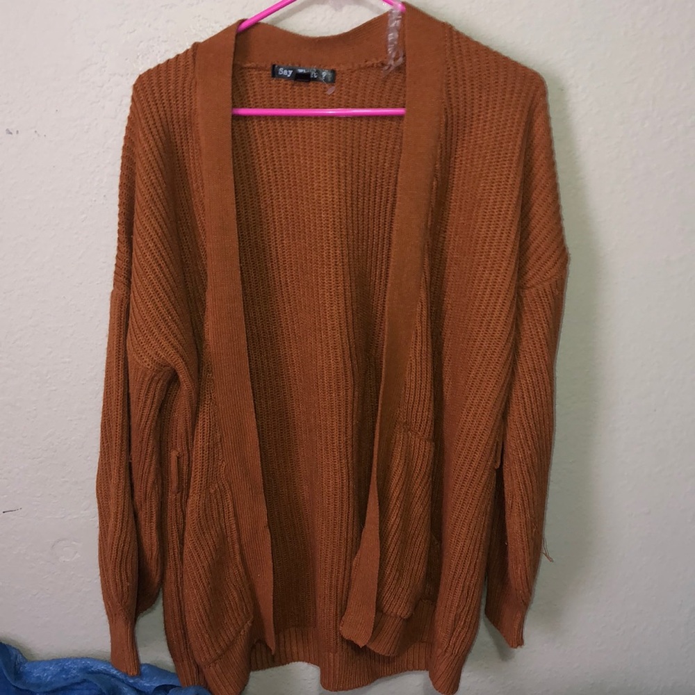 Stitched cardigan
